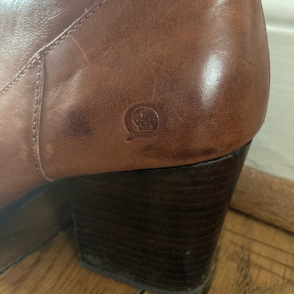 Børn Heeled Leather Boots - Picture 4 of 6